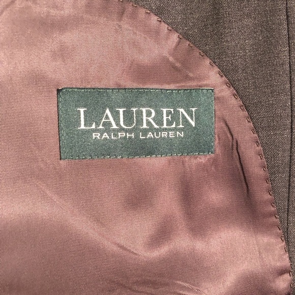 Lauren Ralph Lauren Men's 44R Classic Dark Gray Blazer Jacket 100% Wool - Picture 4 of 8